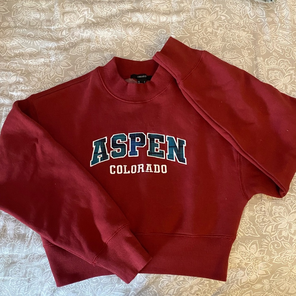 Forever 21 Mock Neck Sweatshirt